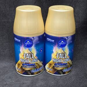 Glade Fall Night Long Limited Edition Crisp Woods Automatic Spray Refill 6.2 x2